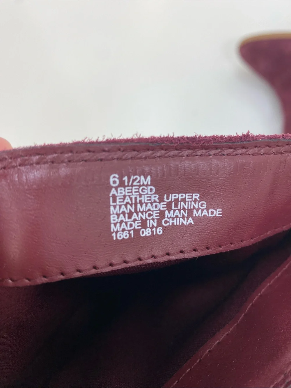 Nine West Burgundy Suede Over-The-Knee Slouch Boots